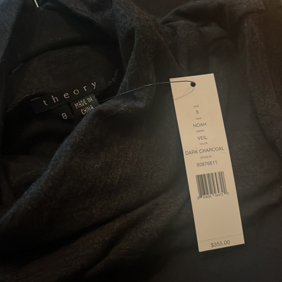 NWT THEORY NOAH VEIL MOCK TURTLENECK SLEEVELESS DRESS, size 8 - Picture 3 of 6
